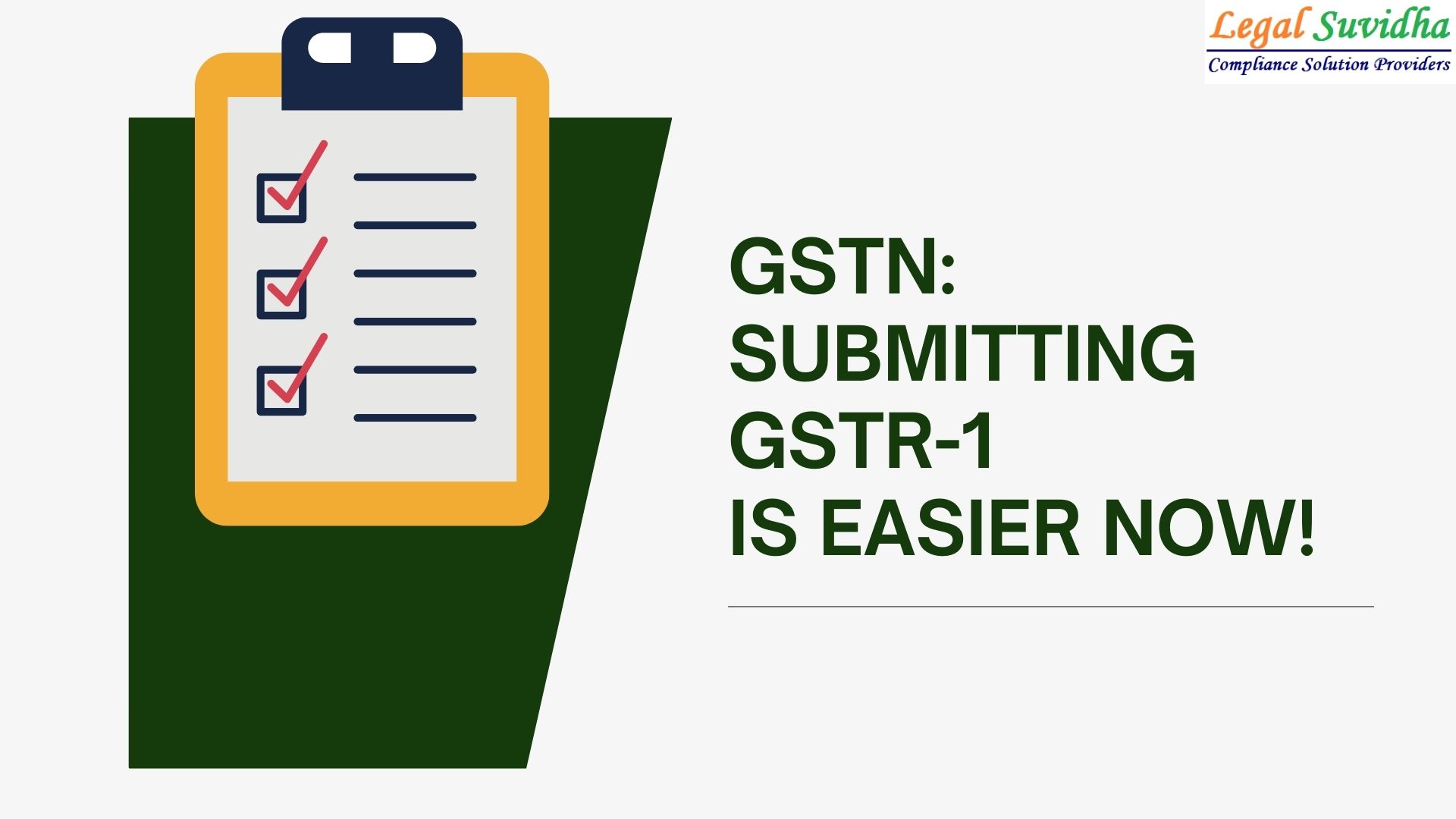 Ease of submitting GSTR-1