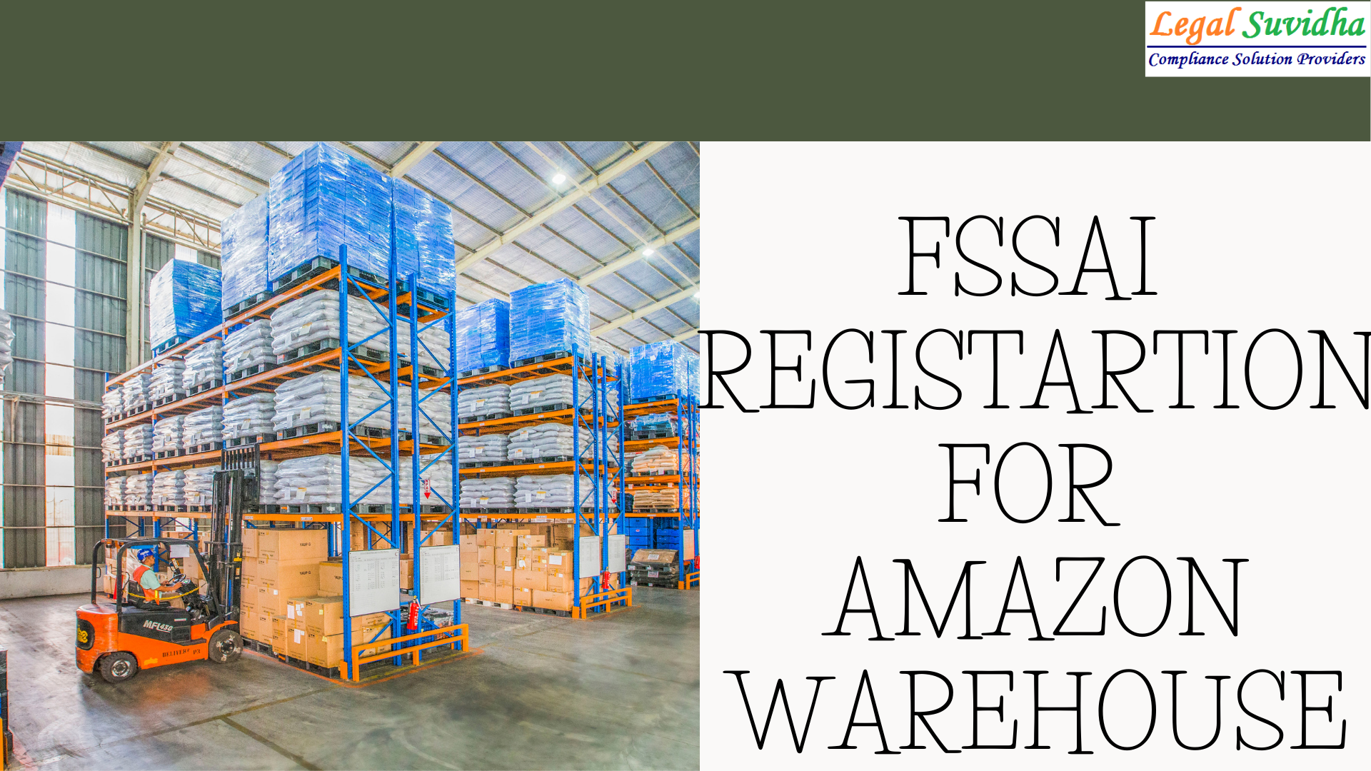 FSSAI registration for Amazon Warehouses