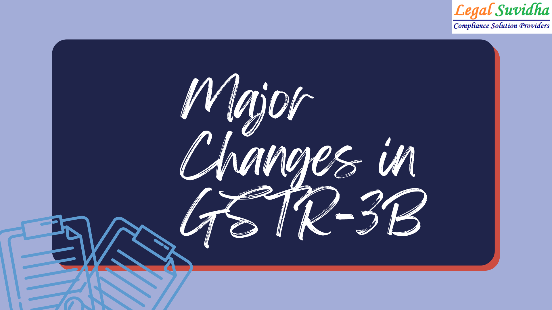 Changes in GSTR-3B