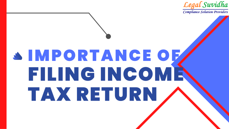 Filing Income Tax Return - Legal Suvidha Providers