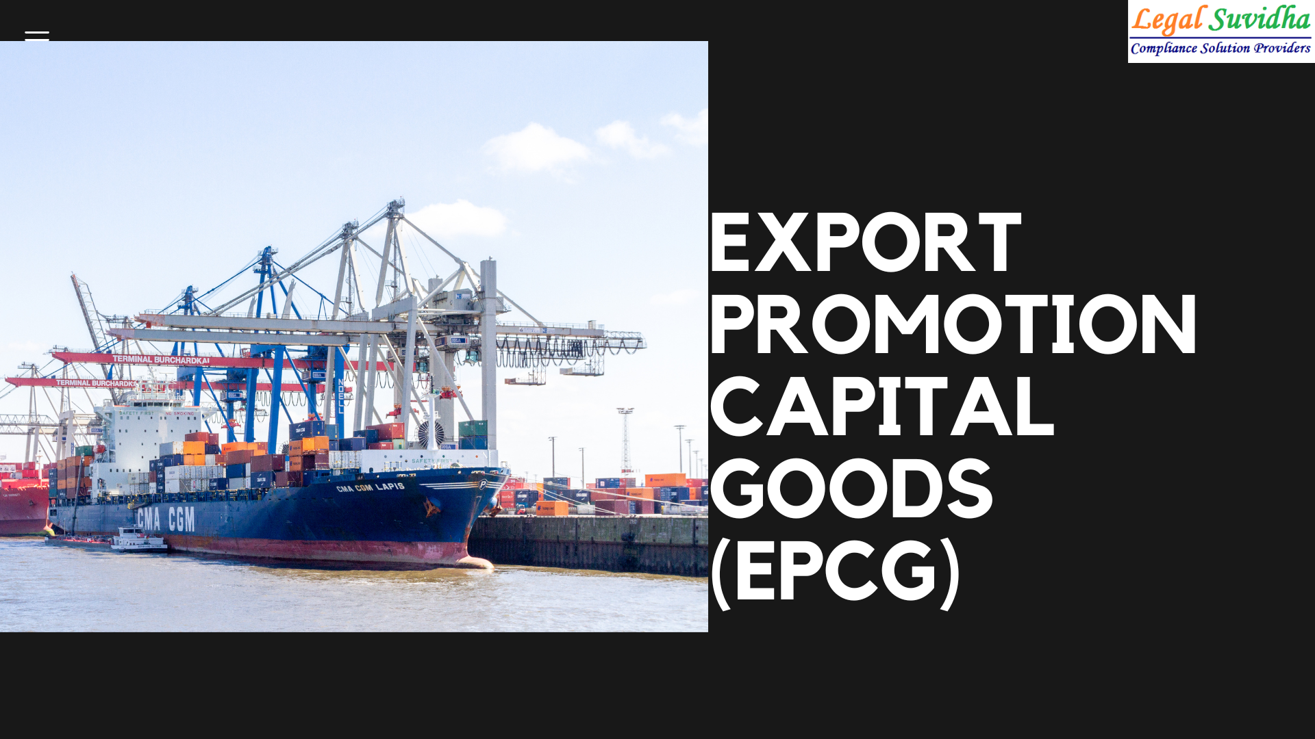 Export Promotion Capital Goods