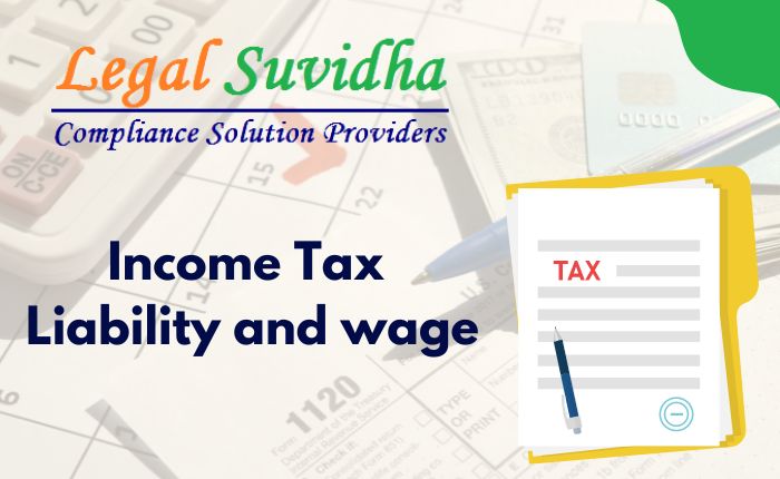 income tax liability and wage
