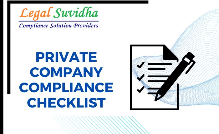 Private Company Compliance Checklist