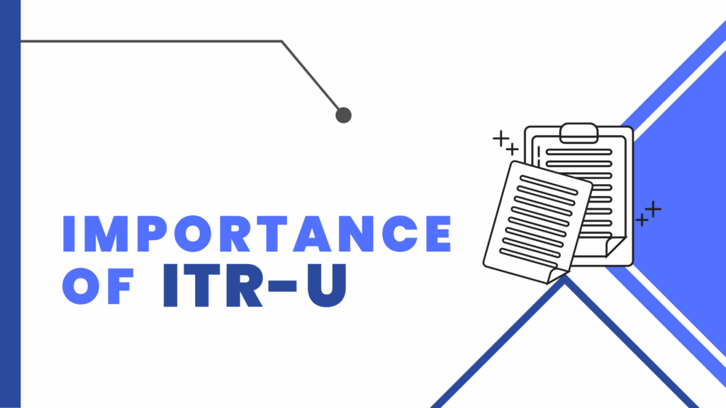 Analysis of ITR-U Return