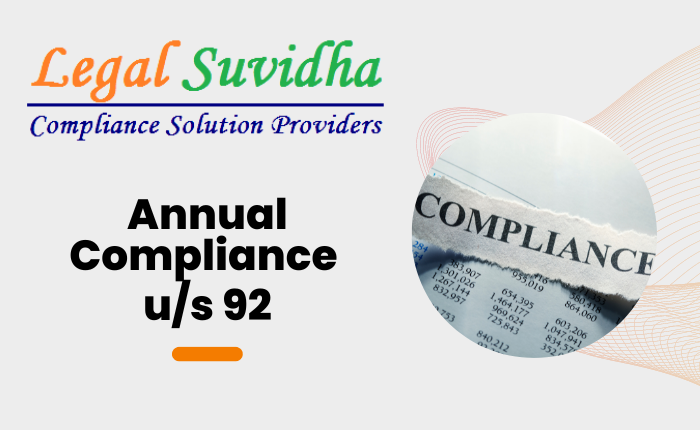Annual Compliance u/s 92
