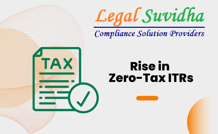Rise in Zero-Tax ITRs