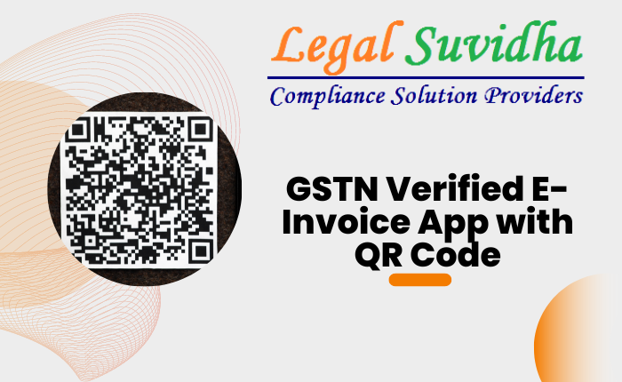 GSTN Verified E-Invoice App with QR Code