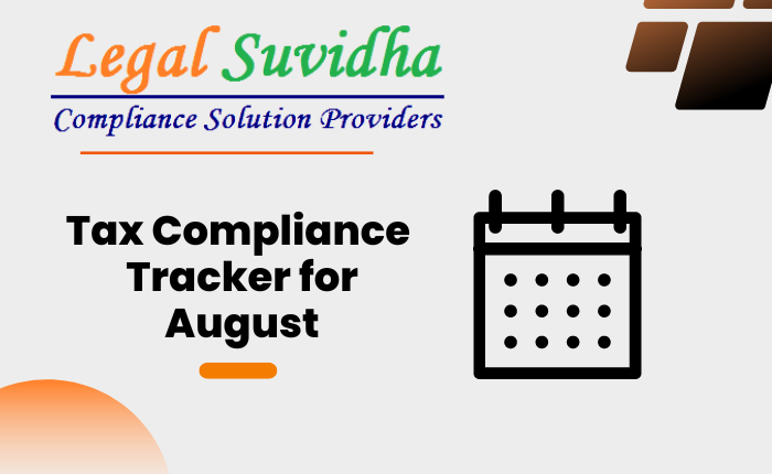 Tax Compliance Tracker for August