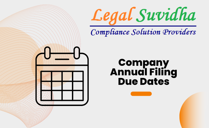 Company Annual Filing Due Dates