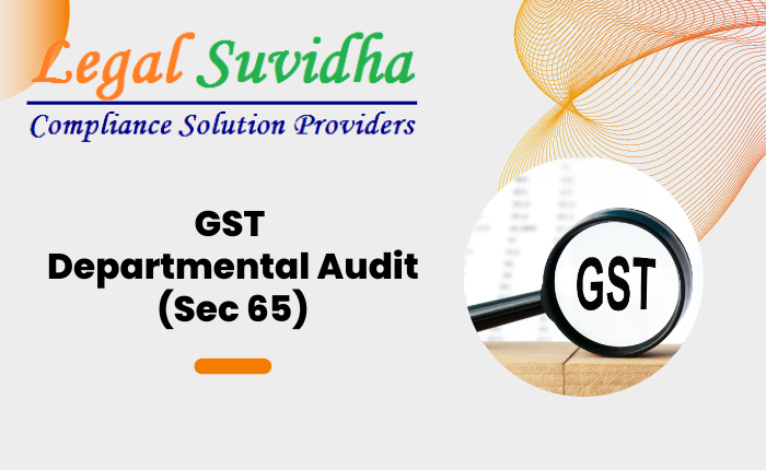 GST Departmental Audit (Sec 65)