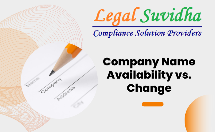 Company Name Availability vs. Change