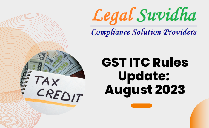 ITC Reversal & Reclaim Update