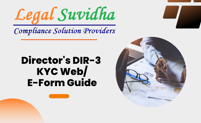 Director’s DIR-3 KYC Web/E-Form Guide
