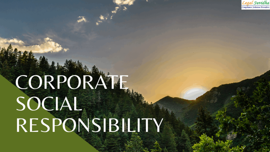 CORPORATE SOCIAL RESPONSIBILITY