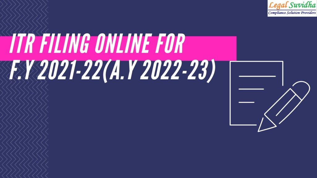 ITR forms for FY 2021-22