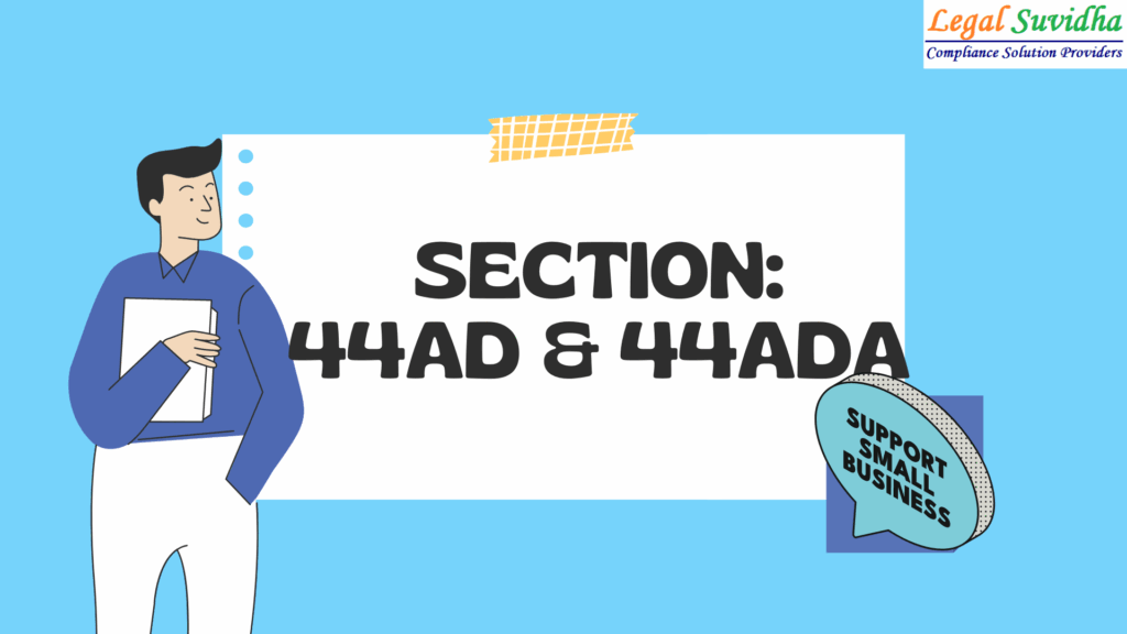AMENDMENT IN SECTION 44AD & 44ADA