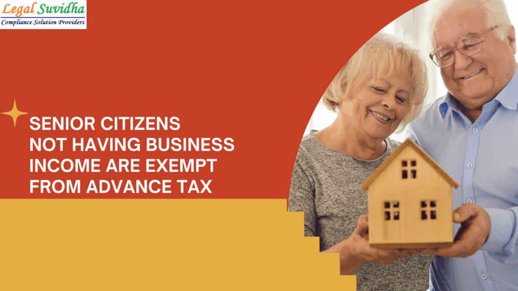 Exemption from advance tax