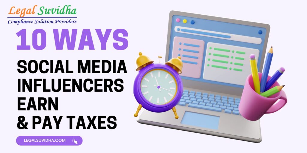 How Social Media Influencers Make Money and pay taxes