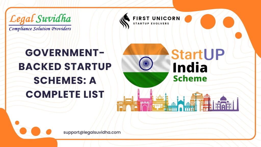 Government-Backed Startup Schemes: A Complete List