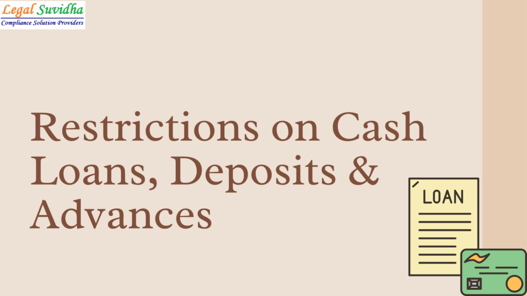 Restrictions on Deposits & Advances
