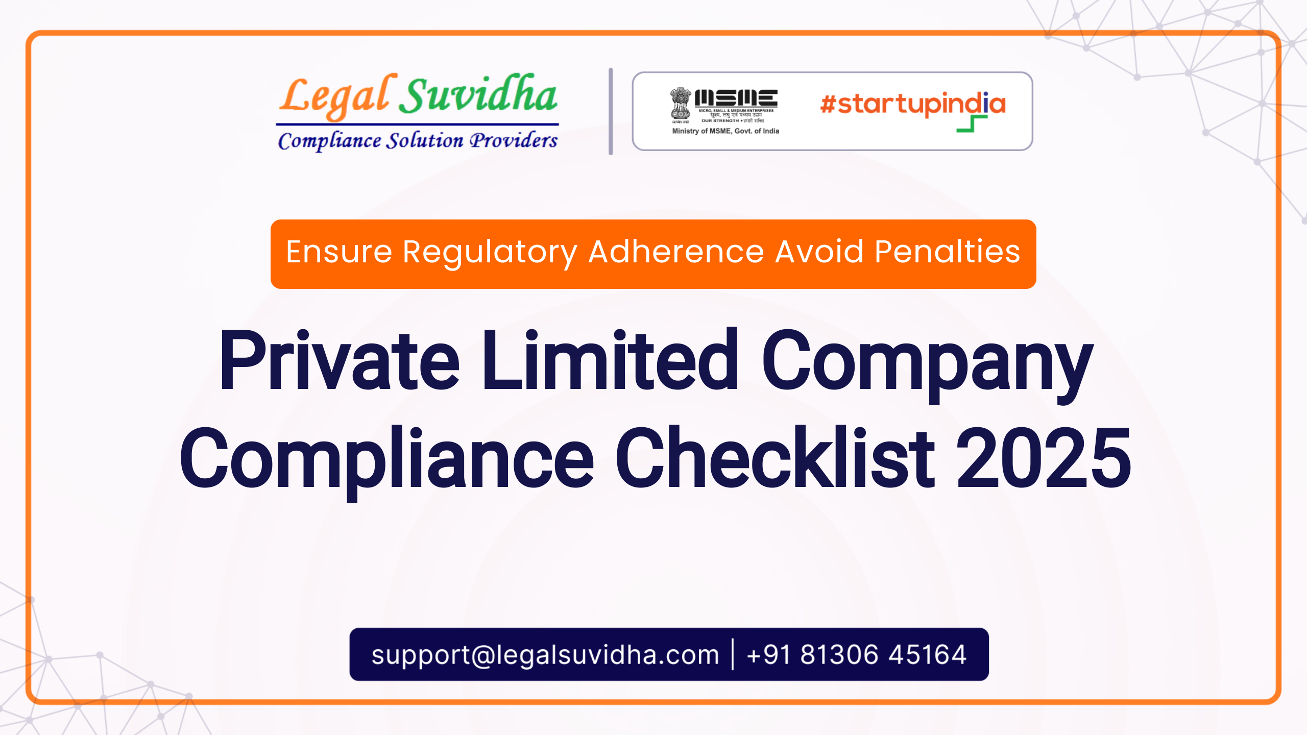 Annual Compliance Checklist for Private Limited Companies