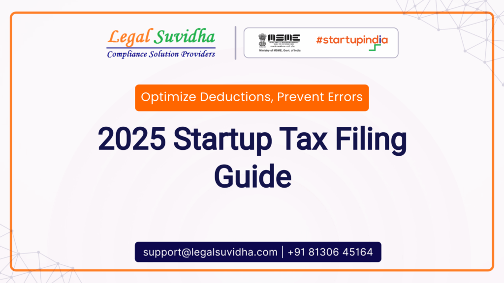 Startup Tax Filing 2025