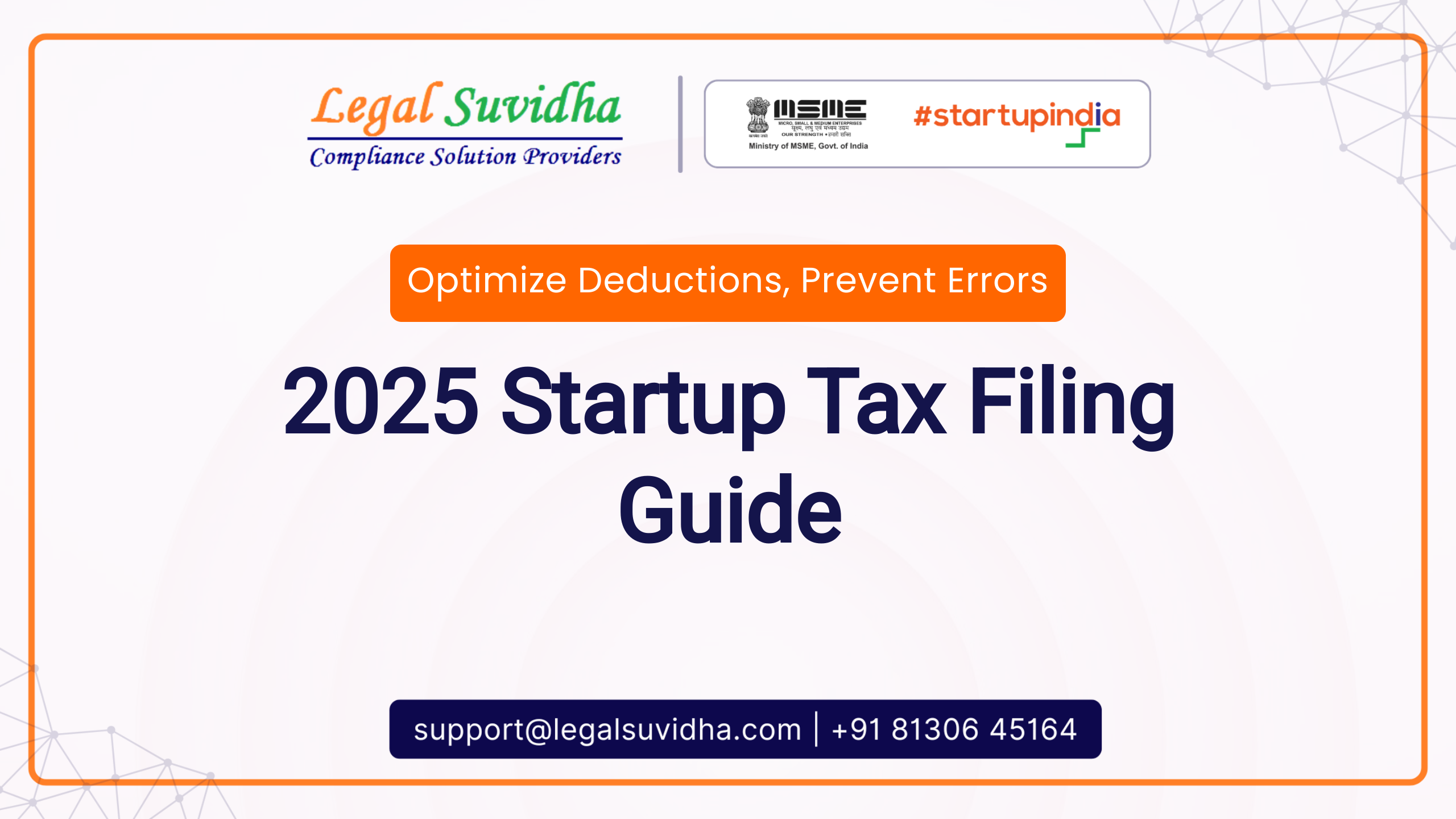 Startup Tax Filing 2025