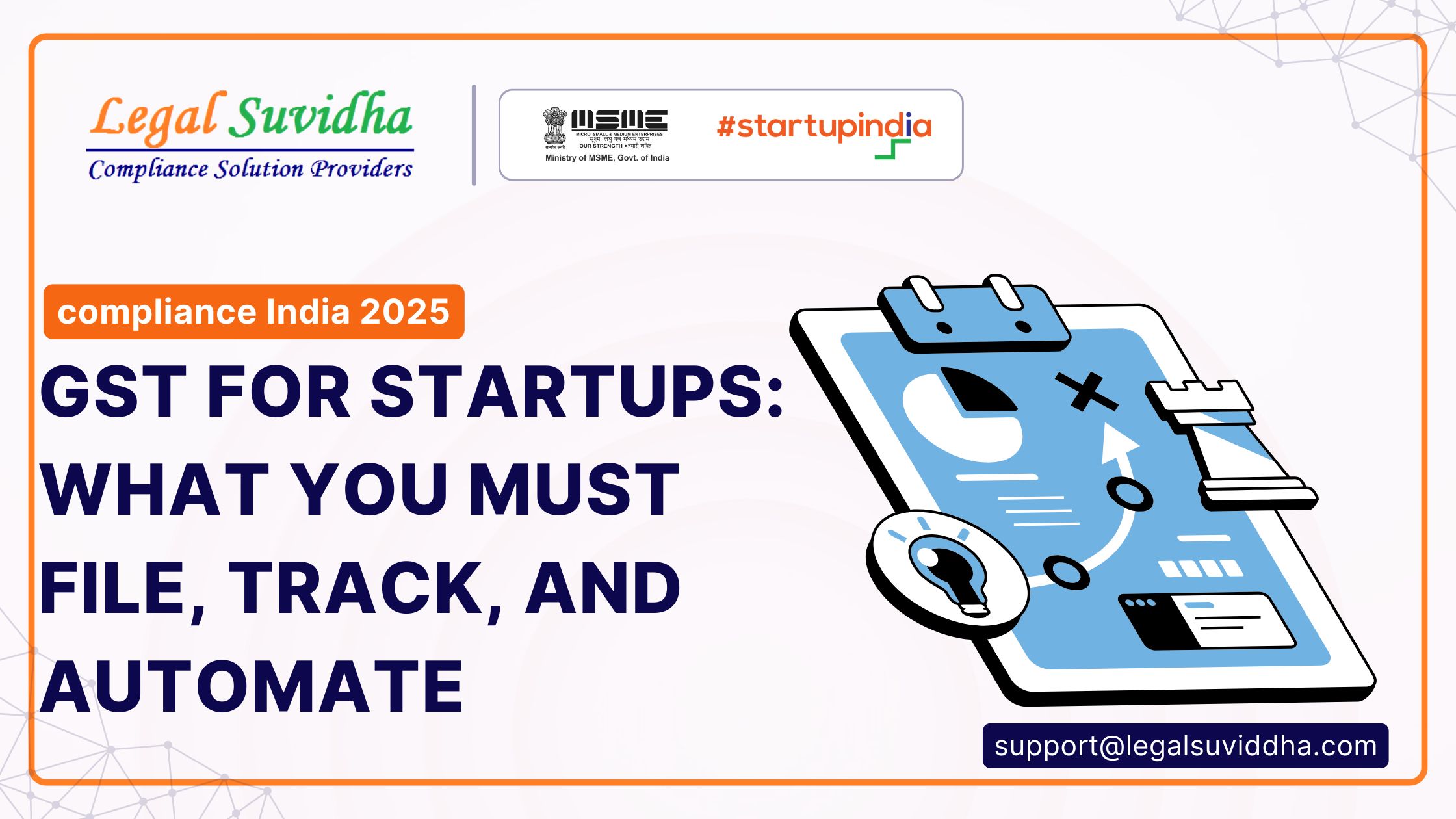 GST for startups: what you must file