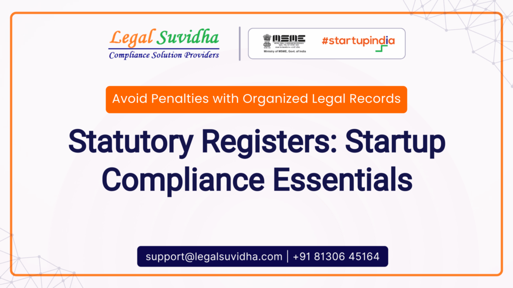 statutory registers for startups