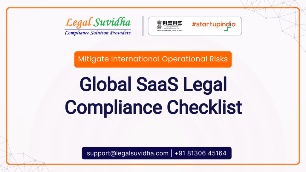 Legal SaaS Startup Compliance India