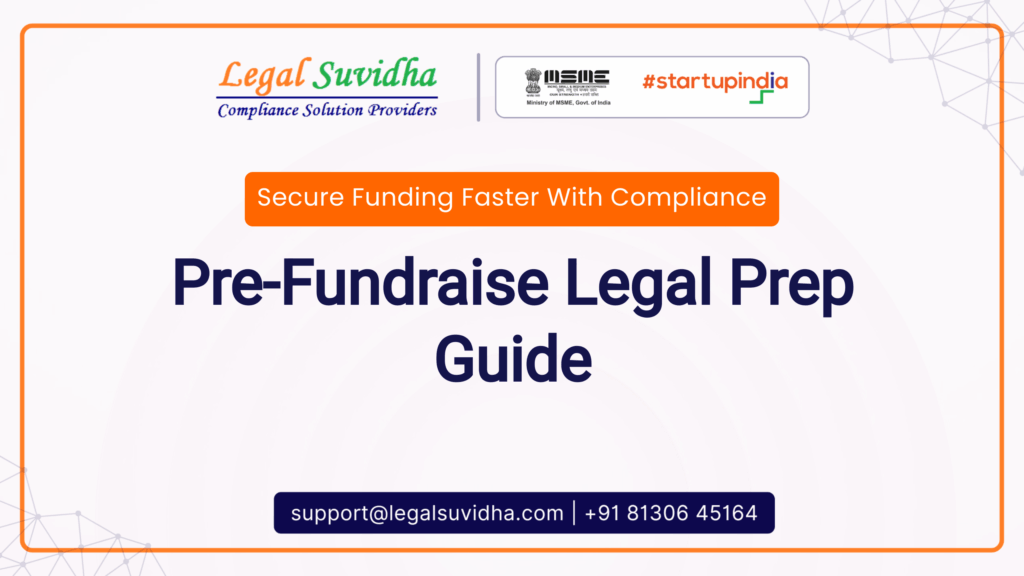 pre-fundraise legal clean-up